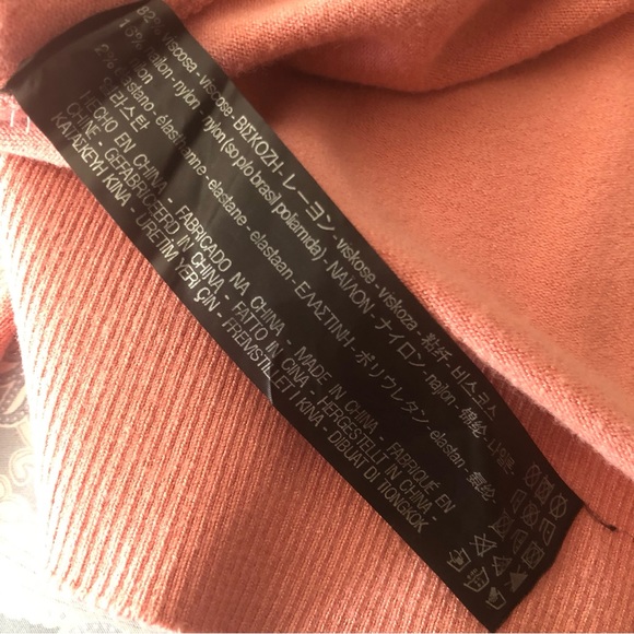 Zara | Pink Ruffle Cuff Knit Cardigan - Picture 8 of 8